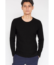 ZERO by TORNADO MART∴ジグザグストライプリンクス長袖カットソー