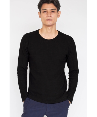 ZERO by TORNADO MART∴ジグザグストライプリンクス長袖カットソー