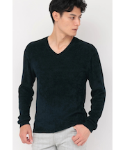 ZERO by TORNADO MART∴モールヤーンVネックニット