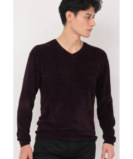 ZERO by TORNADO MART∴モールヤーンVネックニット