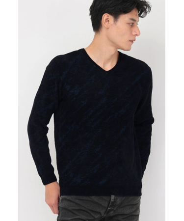 TORNADO MART∴ストームリンクスモールVネックニット