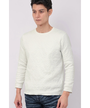 TORNADO MART∴バロックジャガードモールクルーネックニット