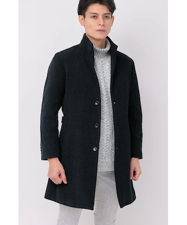 ZERO by TORNADO MART∴カルゼモールライナー付きイタリアンカラーコート