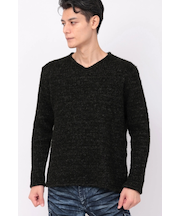 TORNADO MART∴シャイニーウールジャージーVネック