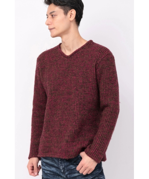 TORNADO MART∴シャイニーウールジャージーVネック