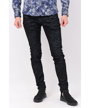 TORNADO MART∴レオパードクリアフォイルスキニーデニム