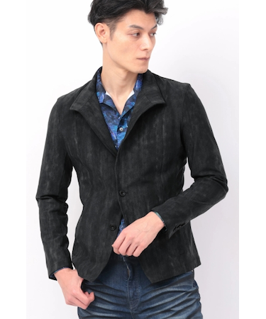 TORNADO MART∴ハイテンションムラデニムプリントジャケット