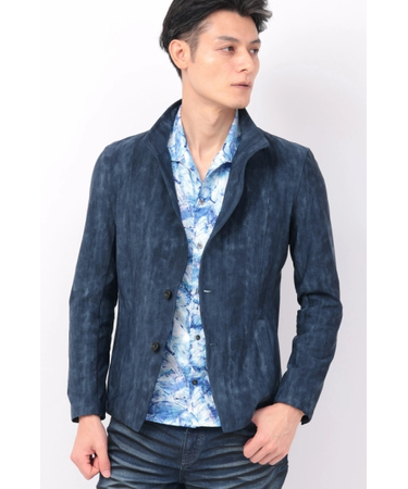 TORNADO MART∴ハイテンションムラデニムプリントジャケット
