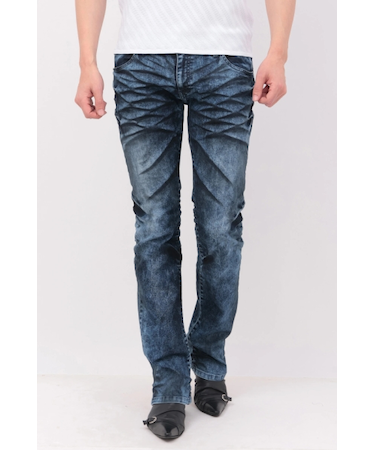 TORNADO MART∴ブルーブリーチケミカルシューカットデニム