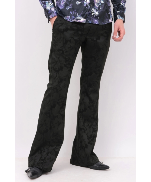 トルネードマート（TORNADO MART）/TORNADO MART∴ローズサテンジャカードスラックス TORNADO MART∴ローズサテンジャカードスラックス｜トルネードマートの