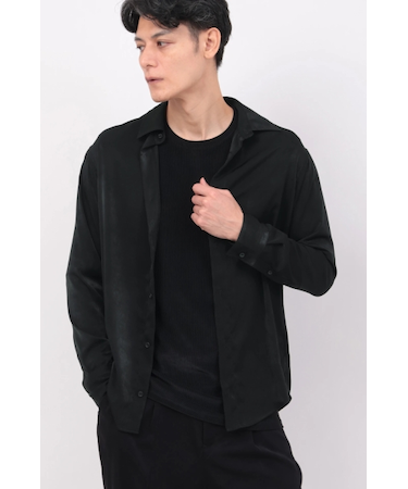 TORNADO MART∴ピーチフォギーサテンオーバーシャツ