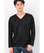 TORNADO MART∴フェザーボンディングブライトVネックカットソー