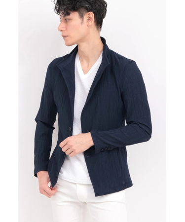 ZERO by TORNADO MART∴トリコットプリントワッシャージャケット