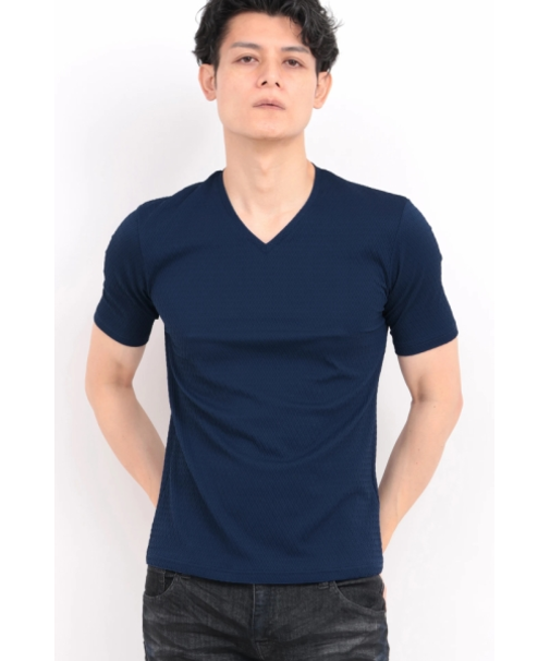 TORNADO MART∴オーシャンウェーブVネック半袖カットソー