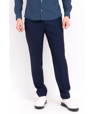 ZERO by TORNADO MART∴TRブライトストレッチジャカードスラックス