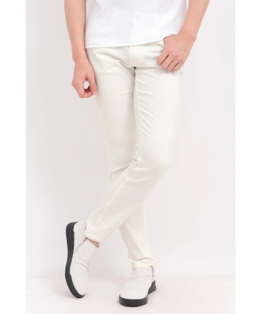 ZERO by TORNADO MART∴ハイテンションへリンボンスリム５ポケットパンツ