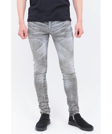 TORNADO MART∴ホワイトフォームグラデーションスキニーデニム