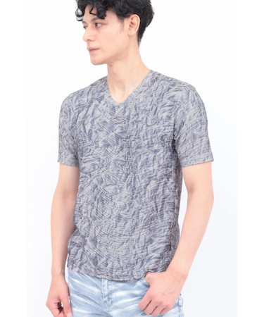 TORNADO MART∴ウェーブJQムラフォイル半袖カットソー