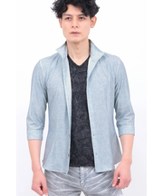 TORNADO MART∴ハイテンションレースプリント7分袖シャツ