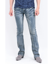 TORNADO MART∴ペイントクリアコーティングシューカットデニム