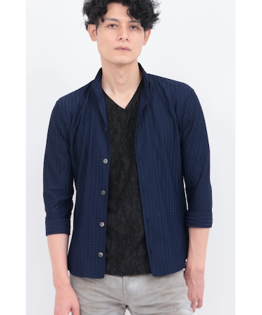 TORNADO MART∴テトラタックJQ7分袖シャツ