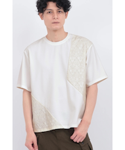 TORNADO MART∴ハイブリッドテクスチャーオーバーカットソー