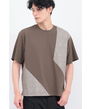 TORNADO MART∴ハイブリッドテクスチャーオーバーカットソー