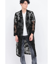 TORNADO MART∴フラワーフロッキーオーガンジーマキシカーデ