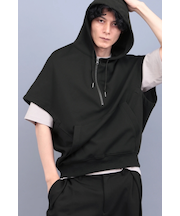 R by TORNADO MART∴変形ドルマンハーフZIPフィーディー