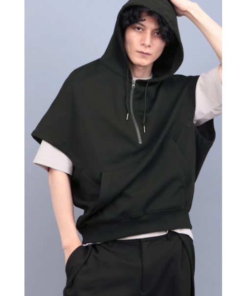 R by TORNADO MART∴変形ドルマンハーフZIPフィーディー