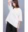 R by TORNADO MART∴スラッシュカットルーズTシャツ