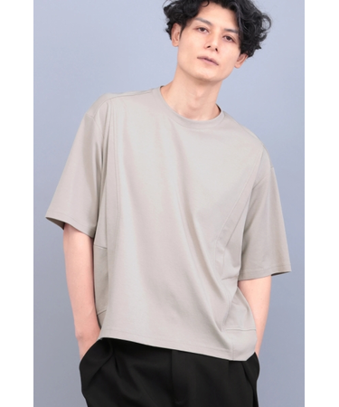 R by TORNADO MART∴スラッシュカットルーズTシャツ