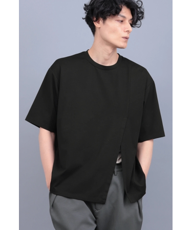 R by TORNADO MART∴フェイクツーピースルーズTシャツ