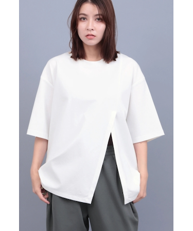 R by TORNADO MART∴フェイクツーピースルーズTシャツ