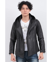 TORNADO MART∴フーディレザーブルゾン