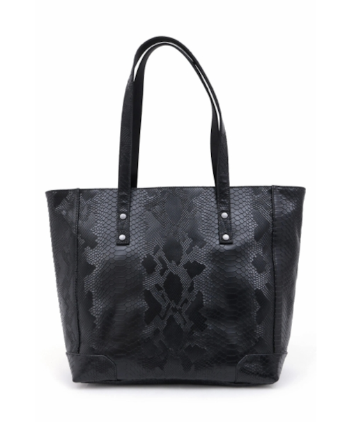 TORNADO MART∴パイソンエンボスレザートートバッグ