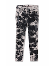 クラックケミカルブリーチスキニーデニム