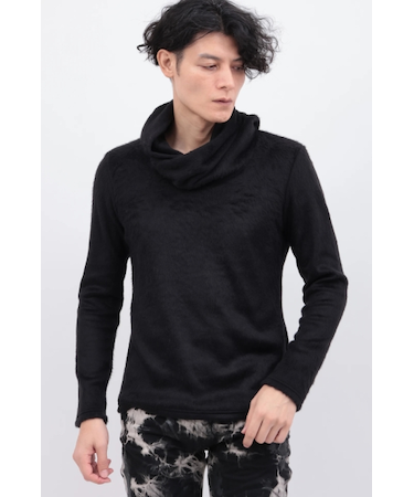 TORNADO MART∴スムースシャギードレープネックカットソー