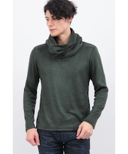 TORNADO MART∴スムースシャギードレープネックカットソー