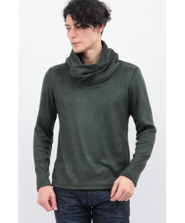 TORNADO MART∴スムースシャギードレープネックカットソー