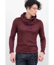 TORNADO MART∴スムースシャギードレープネックカットソー