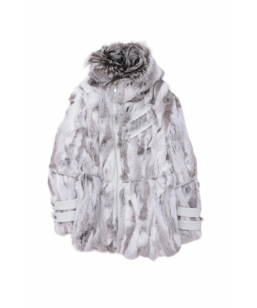 TORNADO MART∴ハーフラックスラビットファーブルゾン