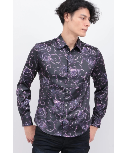 TORNADO MART∴フィリグリーローズプリントシャツ