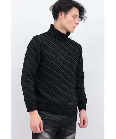 TORNADO MART∴バイアスモールタートルネックKN