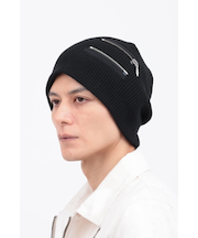 TORNADO MART∴ZIPアクセントニットキャップ