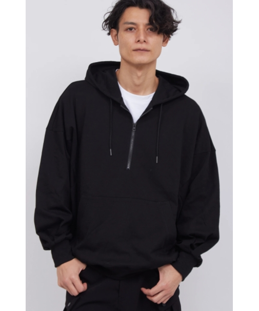 TORNADO MART∴アーチボリュームハーフZIPフーディー