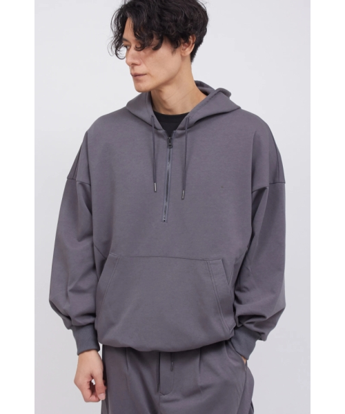 TORNADO MART∴アーチボリュームハーフZIPフーディー｜トルネード