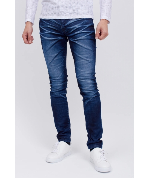 TORNADO MART トルネードマート　スキニー　デニム Lサイズ 未使用 TORNADO MART∴リンクルシェービングスキニーデニム｜トルネードマート