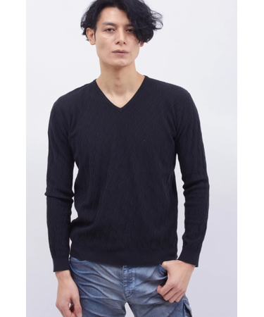 TORNADO MART∴バイアスリンクスＶネックＫＮ