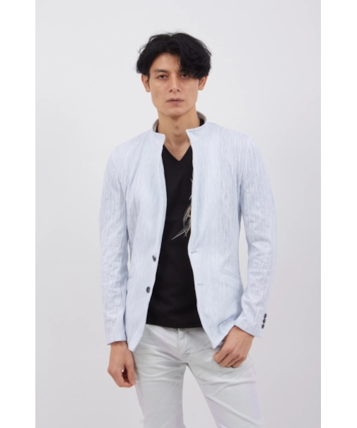 TORNADO MART∴ストライプウェーブジャガードジャケット